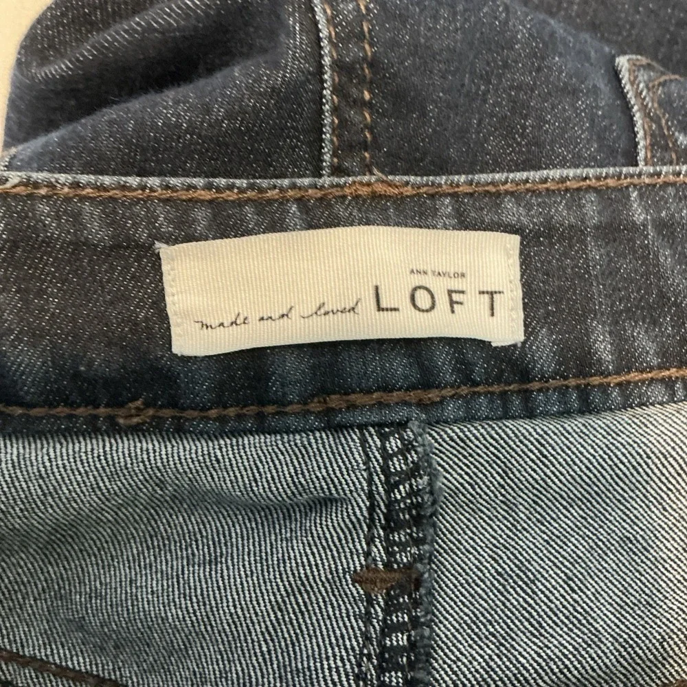 Ann Taylor Loft Curvy High Waist Skinny Ankle‎ Stretch Women's Jeans Sz 25/0